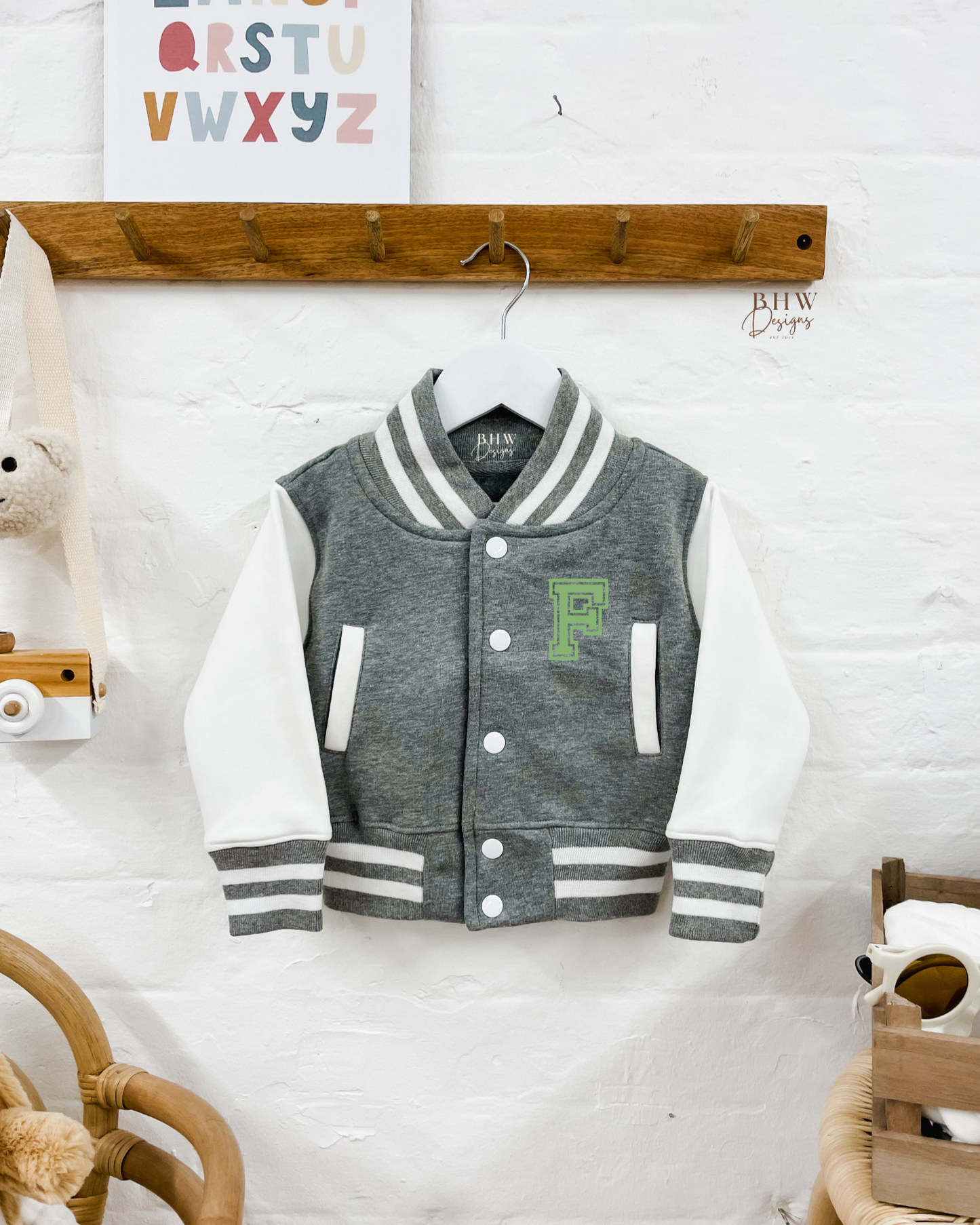 Varsity Jacket - Grey