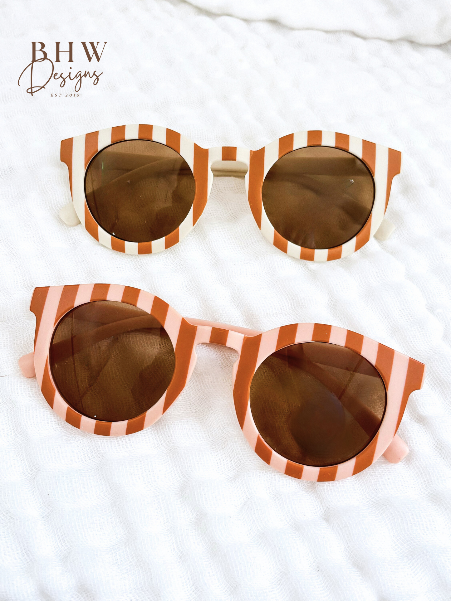 Kid's Stripe or Check Sunglasses