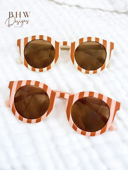 Kid's Stripe or Check Sunglasses