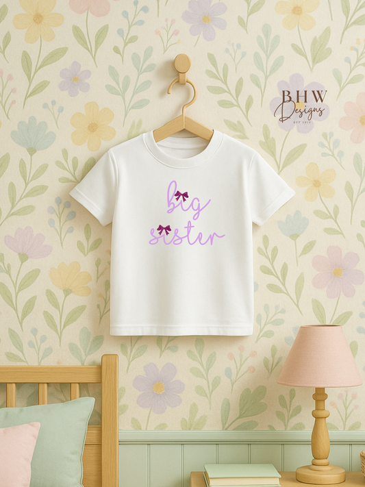 Big Sister Bow T-Shirt