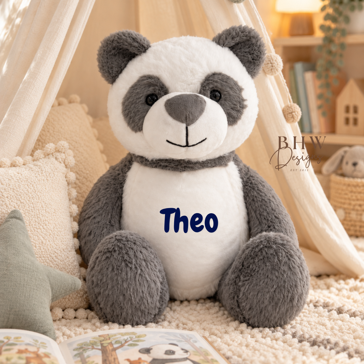Personalised Panda Soft Toy