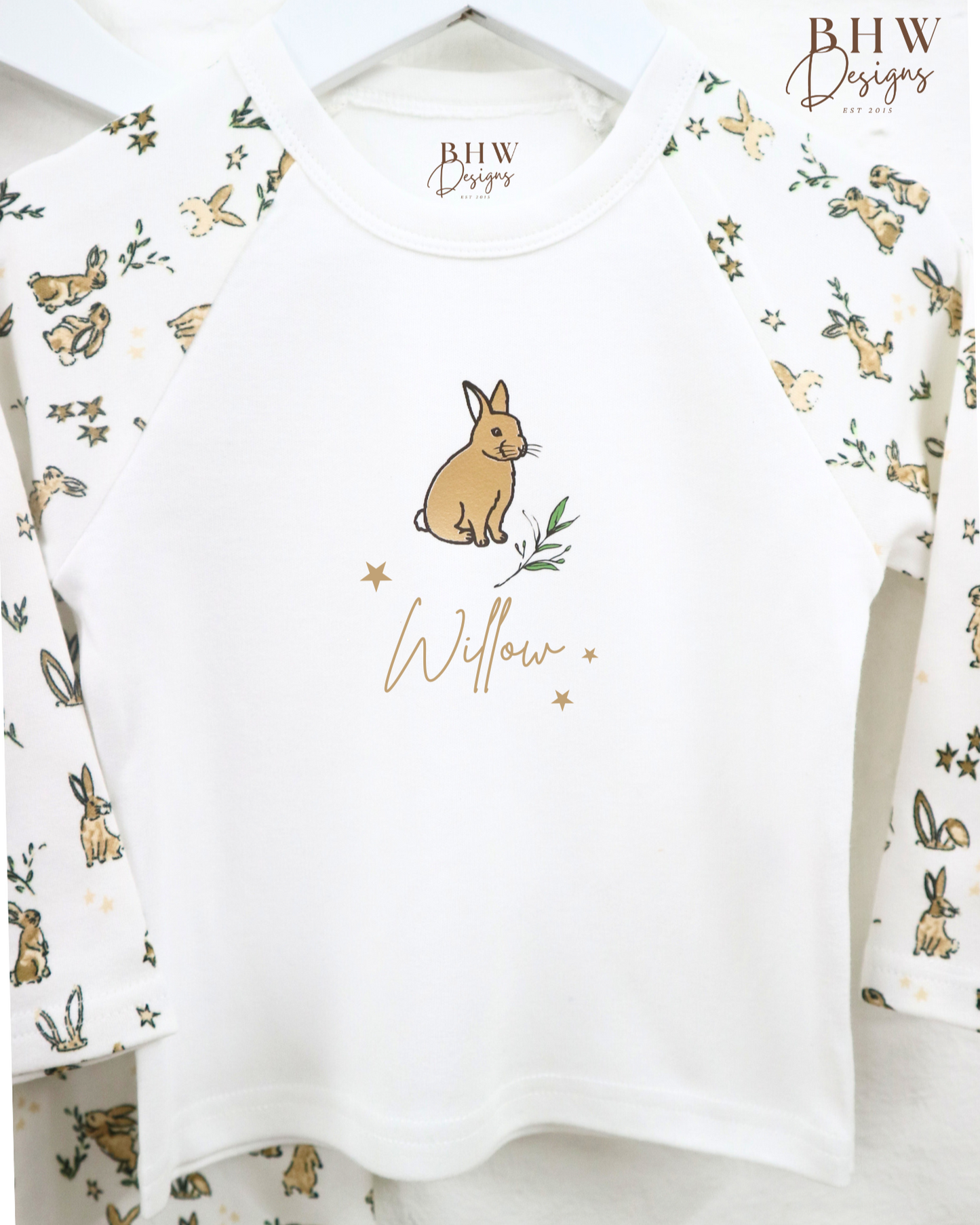 Personalised Bunny Pyjamas