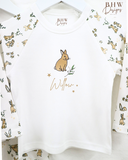 Personalised Bunny Pyjamas