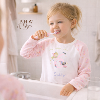 Personalised Birthday Fairy & Unicorn Pyjamas