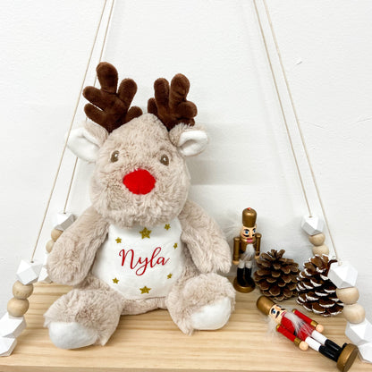 Personalised Name Reindeer Mini Soft Toy
