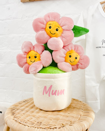 Personalised Flower Pot Soft Toy