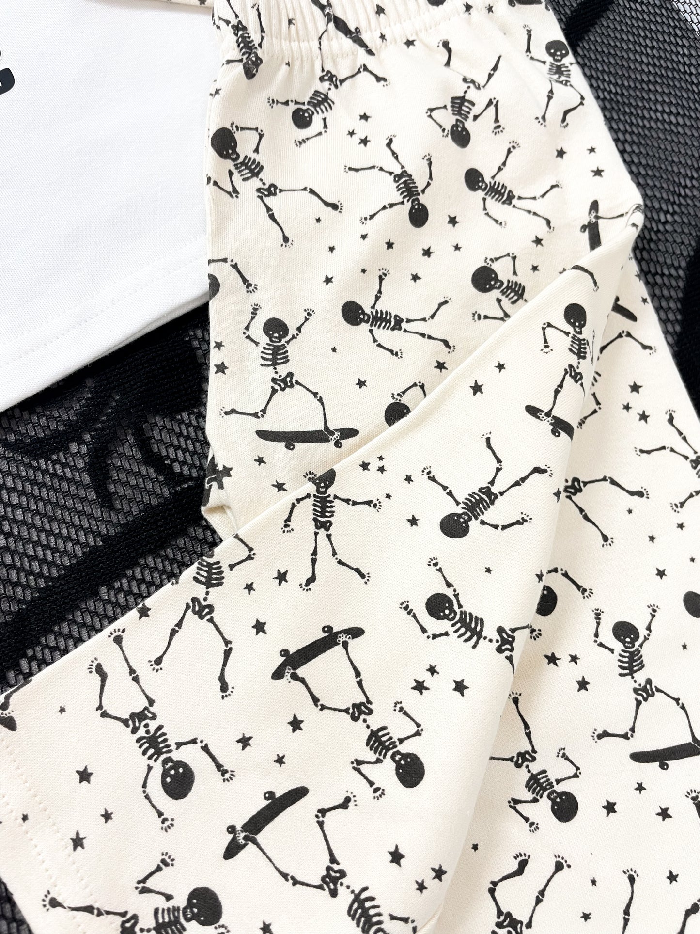 Personalised Glow in the Dark Skeleton Halloween Pyjamas