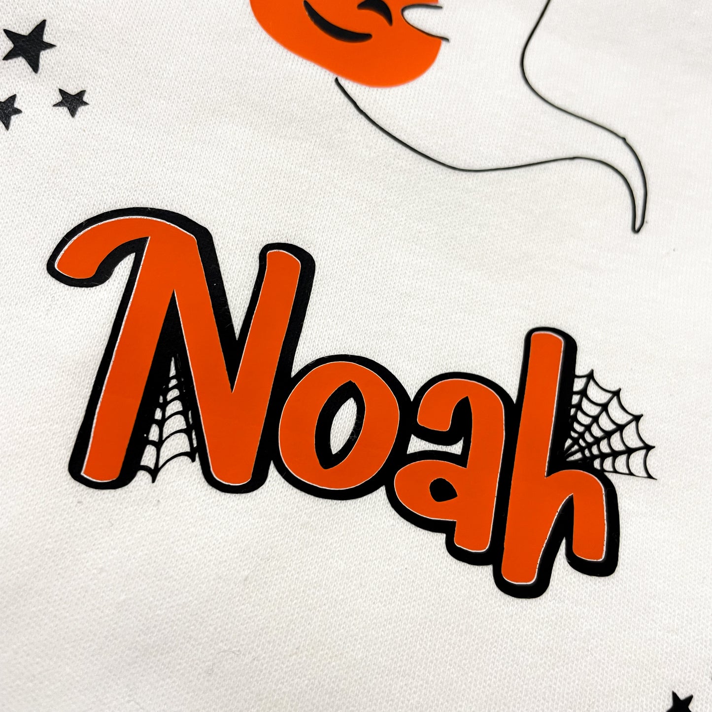 Personalised Ghost and Pumpkin Halloween Pyjamas