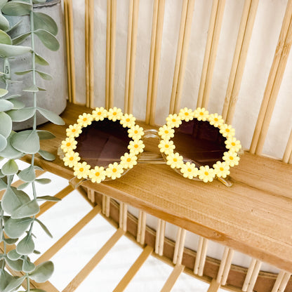 Children's Yellow Daisy Sunglasses