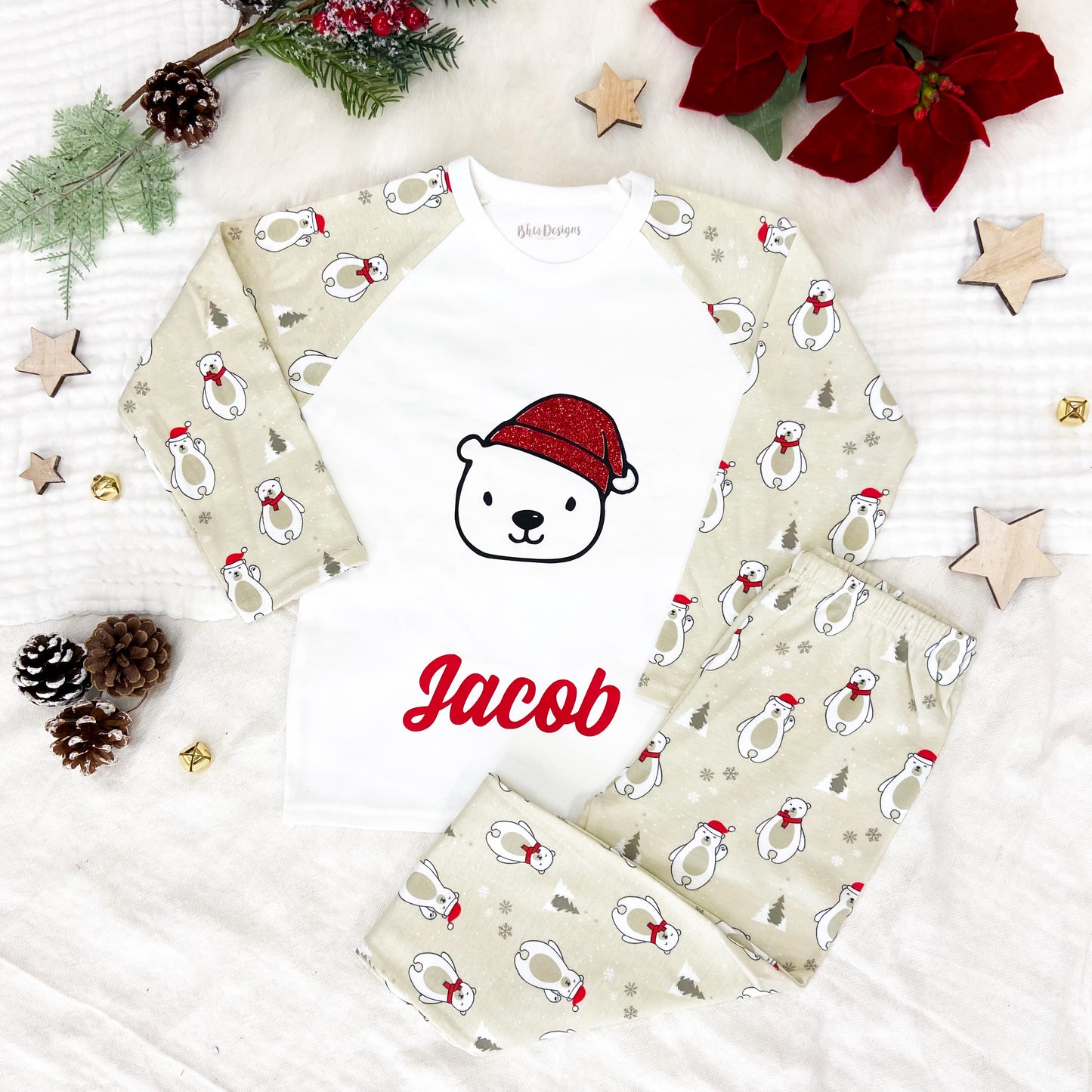 Personalised Polar Bear Pyjamas