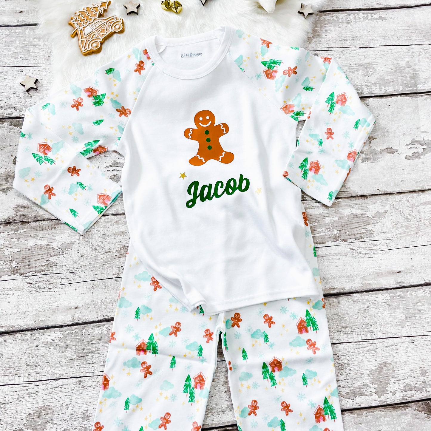 Personalised Gingerbread Man Pyjamas