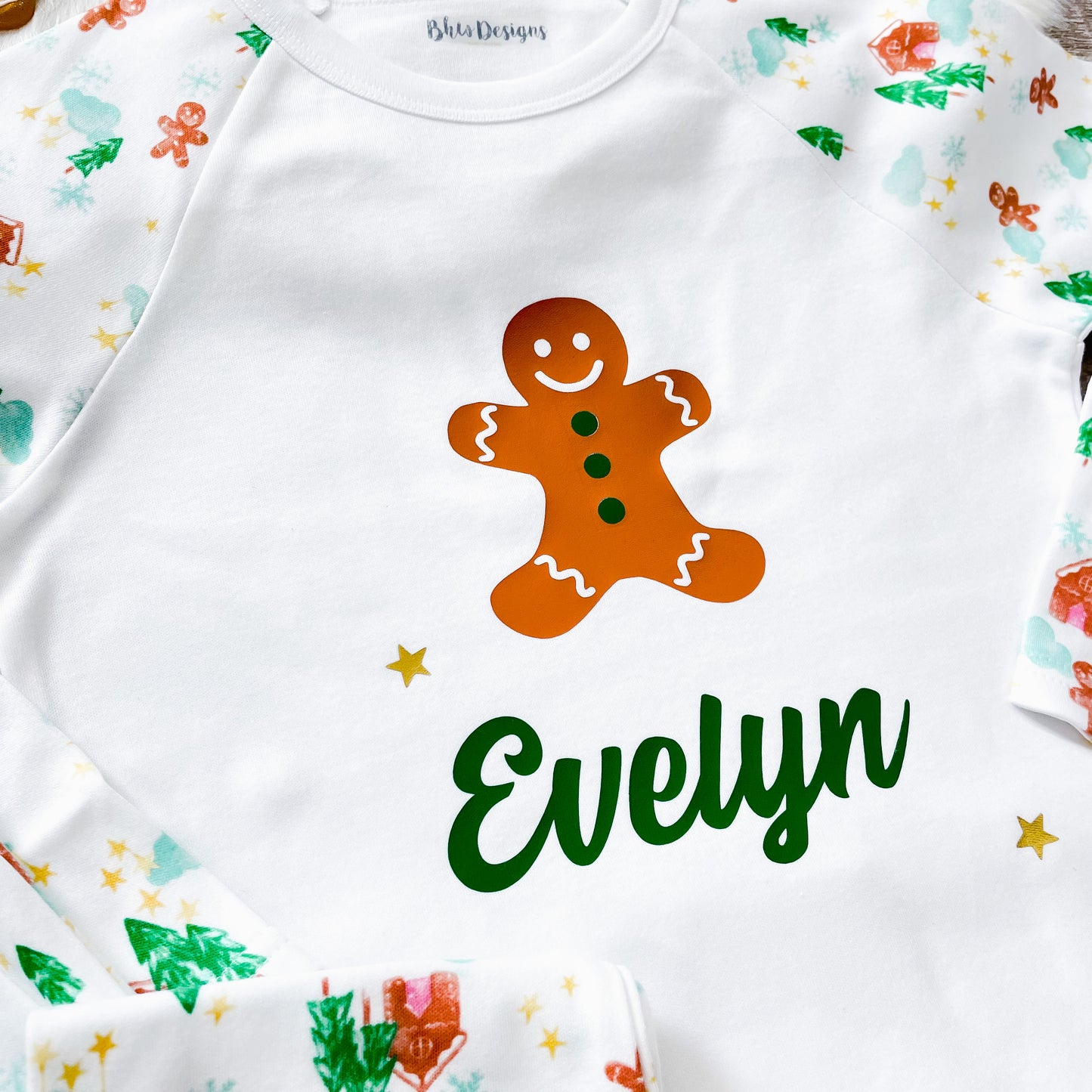 Personalised Gingerbread Man Pyjamas