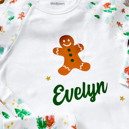 Personalised Gingerbread Man Pyjamas