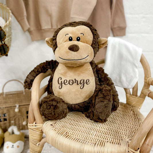 Personalised Monkey Soft Toy