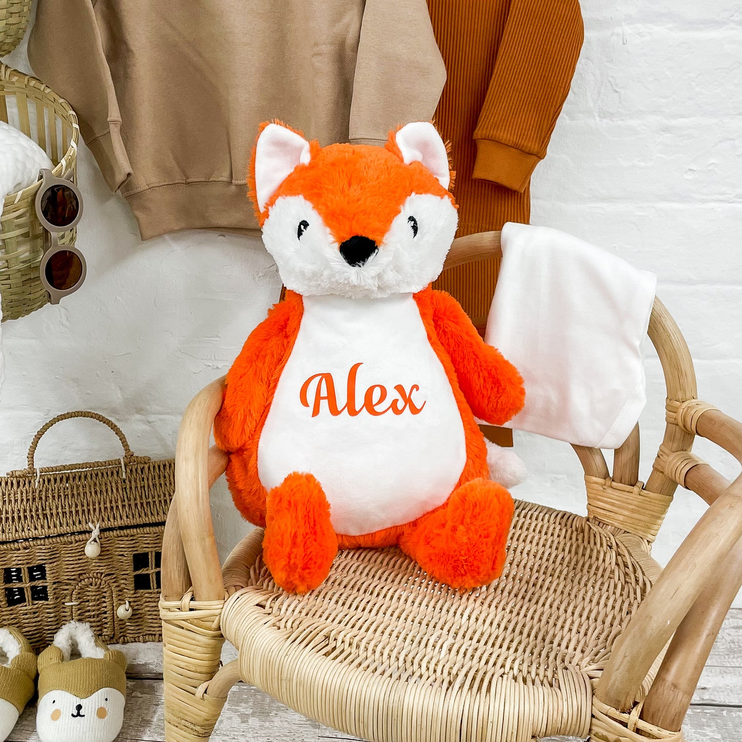 Personalised Fox Soft Toy