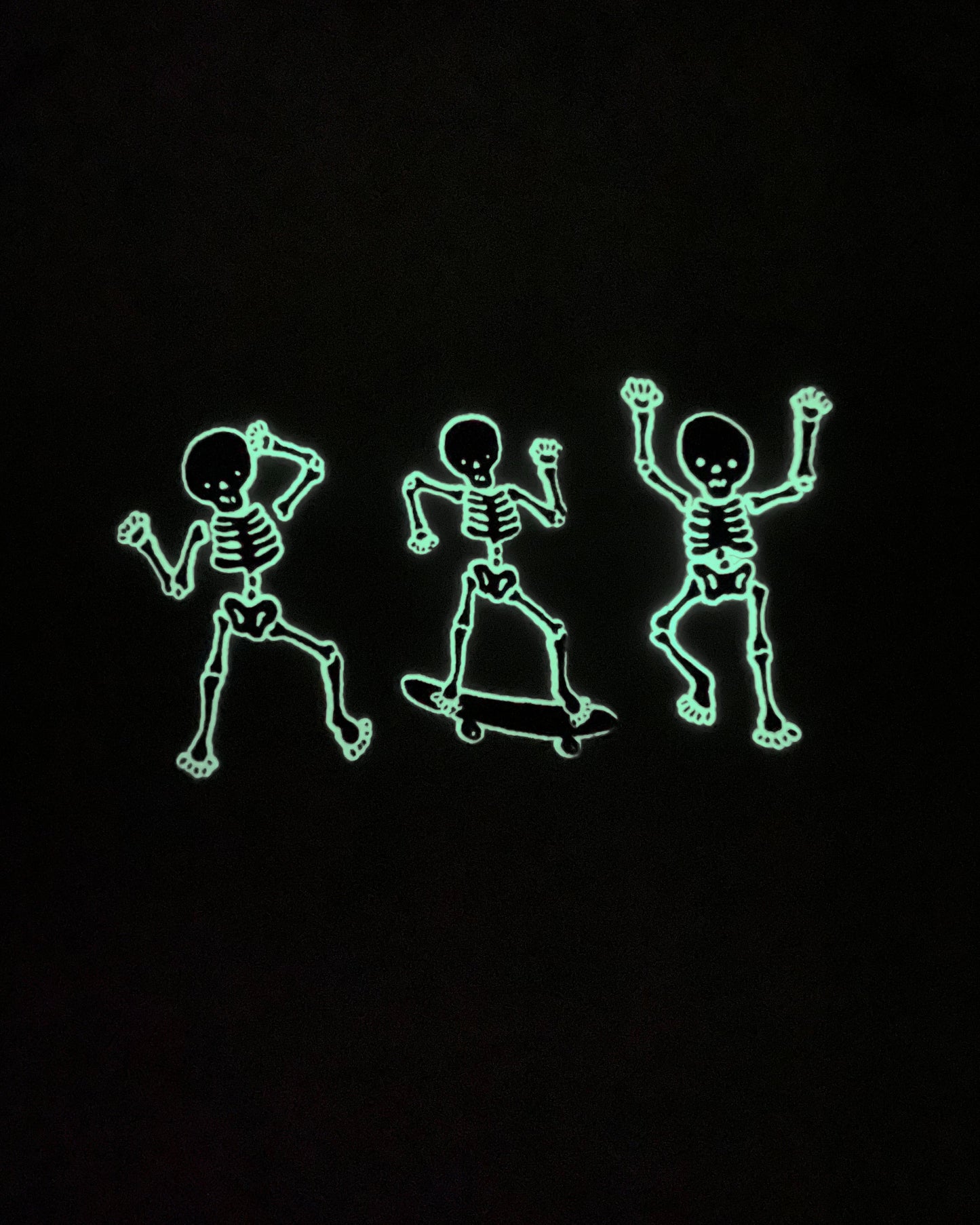 Personalised Glow in the Dark Skeleton Halloween Pyjamas