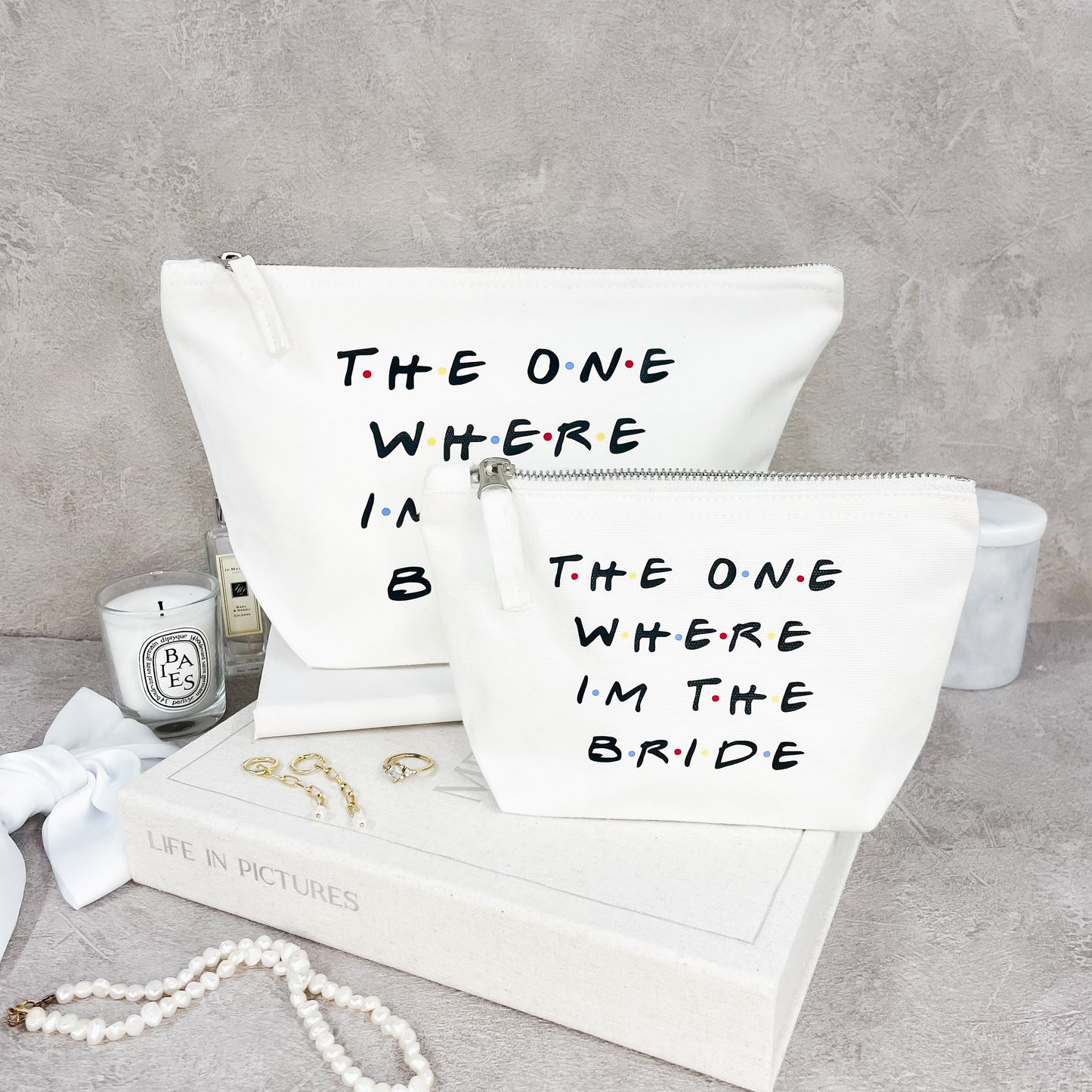 The One Where Im The Bride Cosmetic Bag