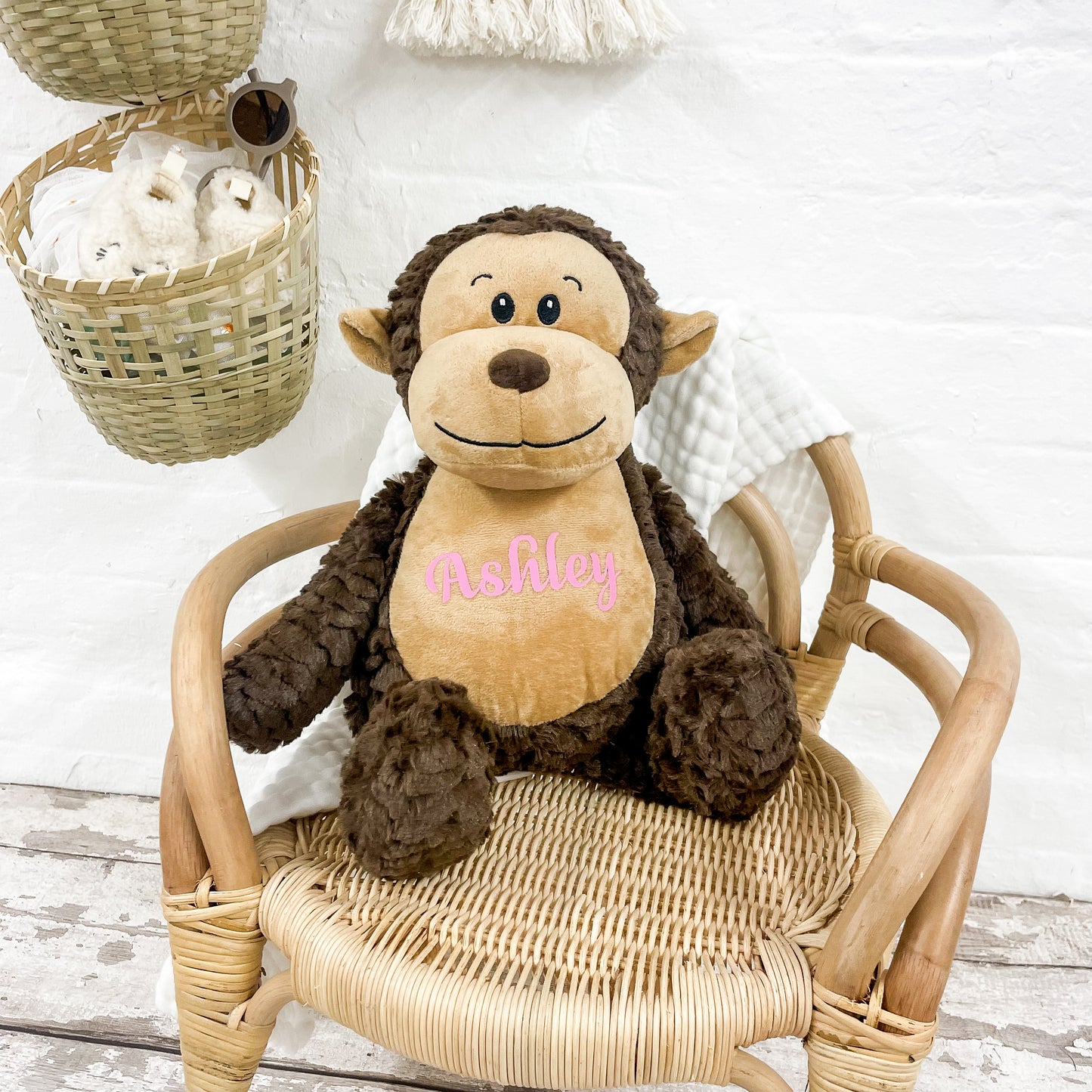 Personalised Monkey Soft Toy