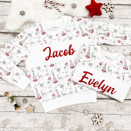 Personalised Kid's Christmas Sweatshirt