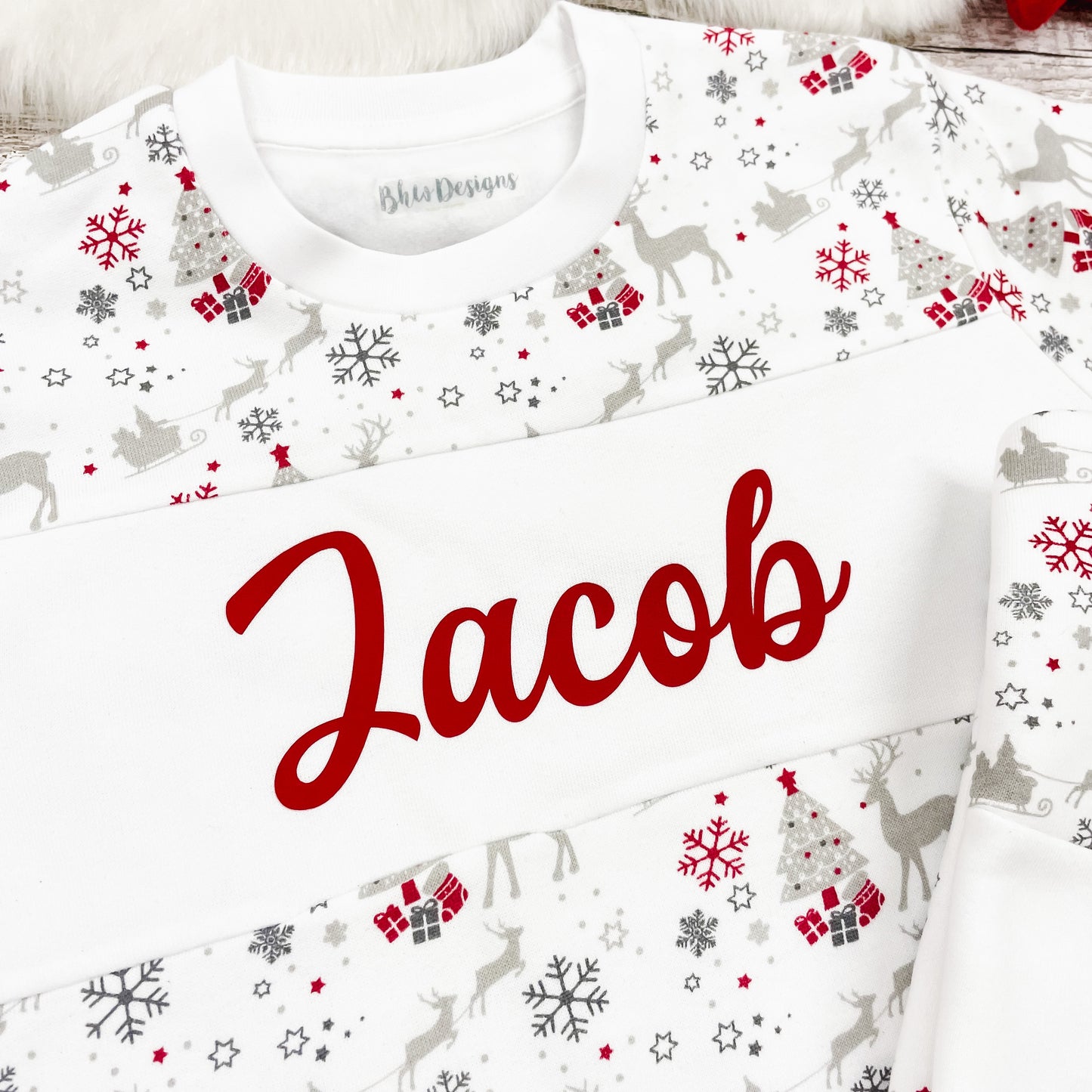 Personalised Kid's Christmas Sweatshirt