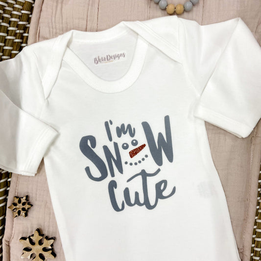 Baby I'm Snow Cute Christmas Vest