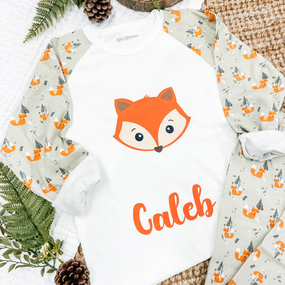 Personalised Children's Fox Pyjamas