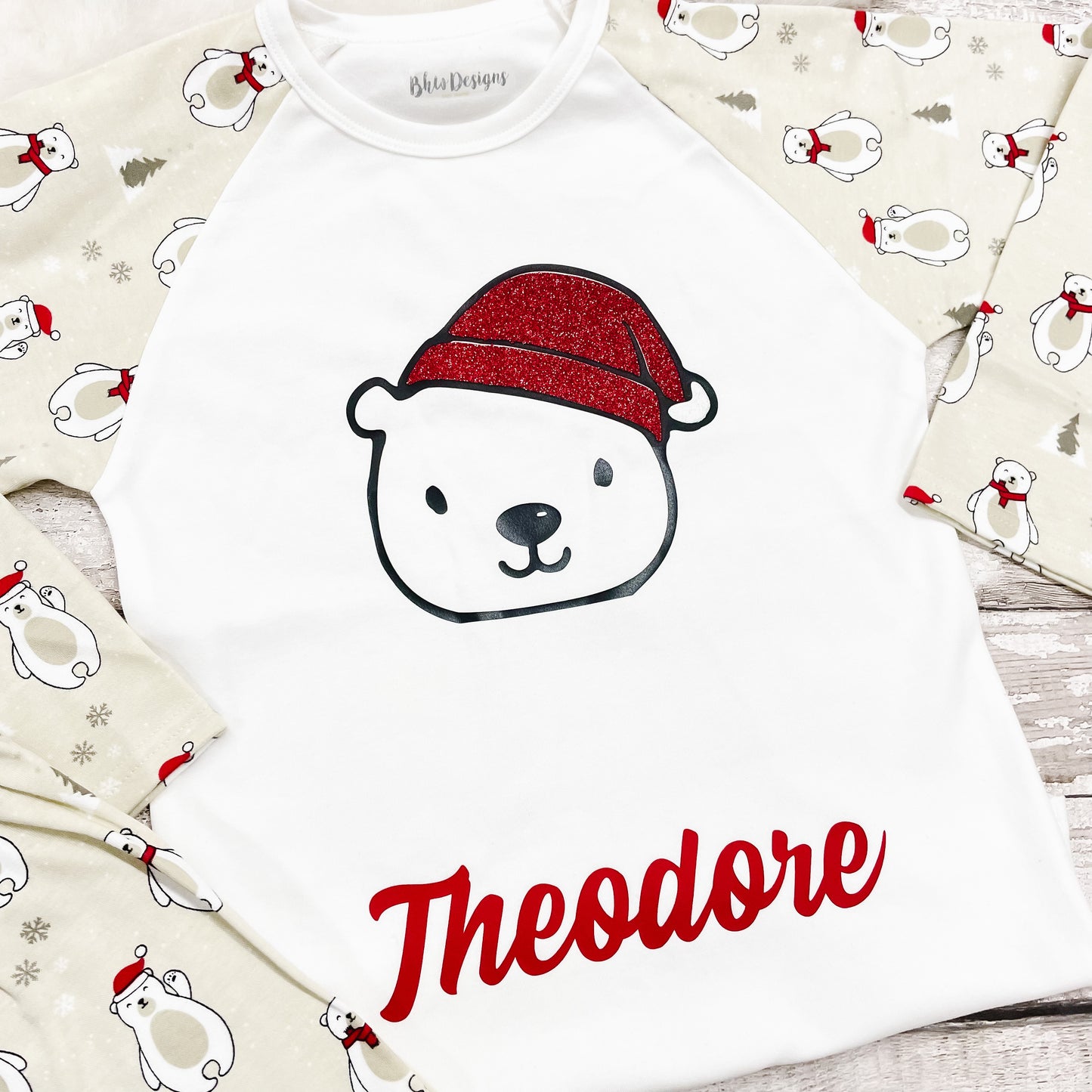 Personalised Polar Bear Pyjamas