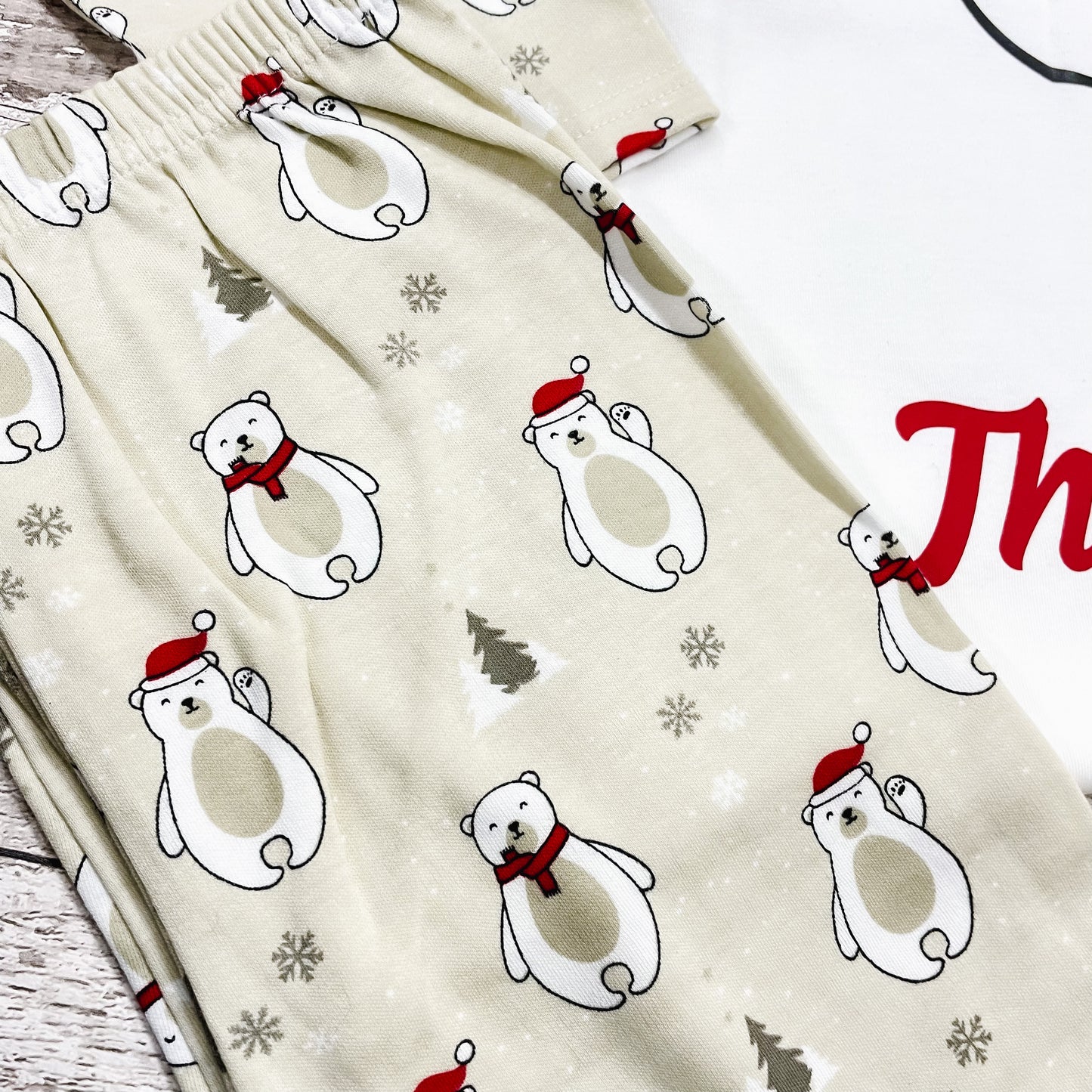 Personalised Polar Bear Pyjamas