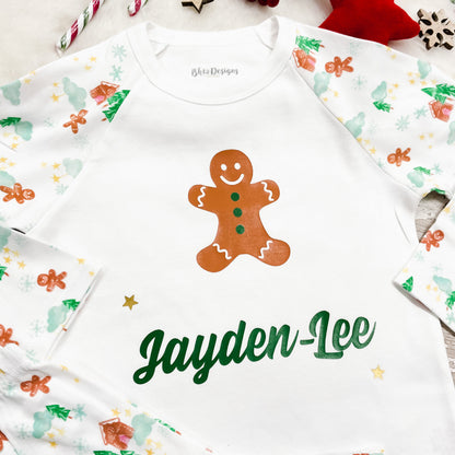 Personalised Gingerbread Man Pyjamas