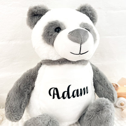 Personalised Panda Soft Toy