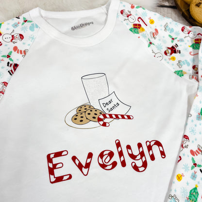 Personalised Milk & Cookies Pyjamas