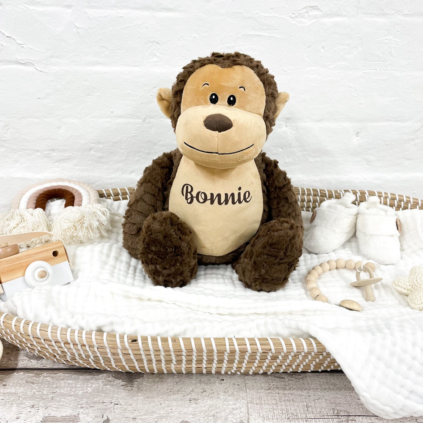 Personalised Monkey Soft Toy