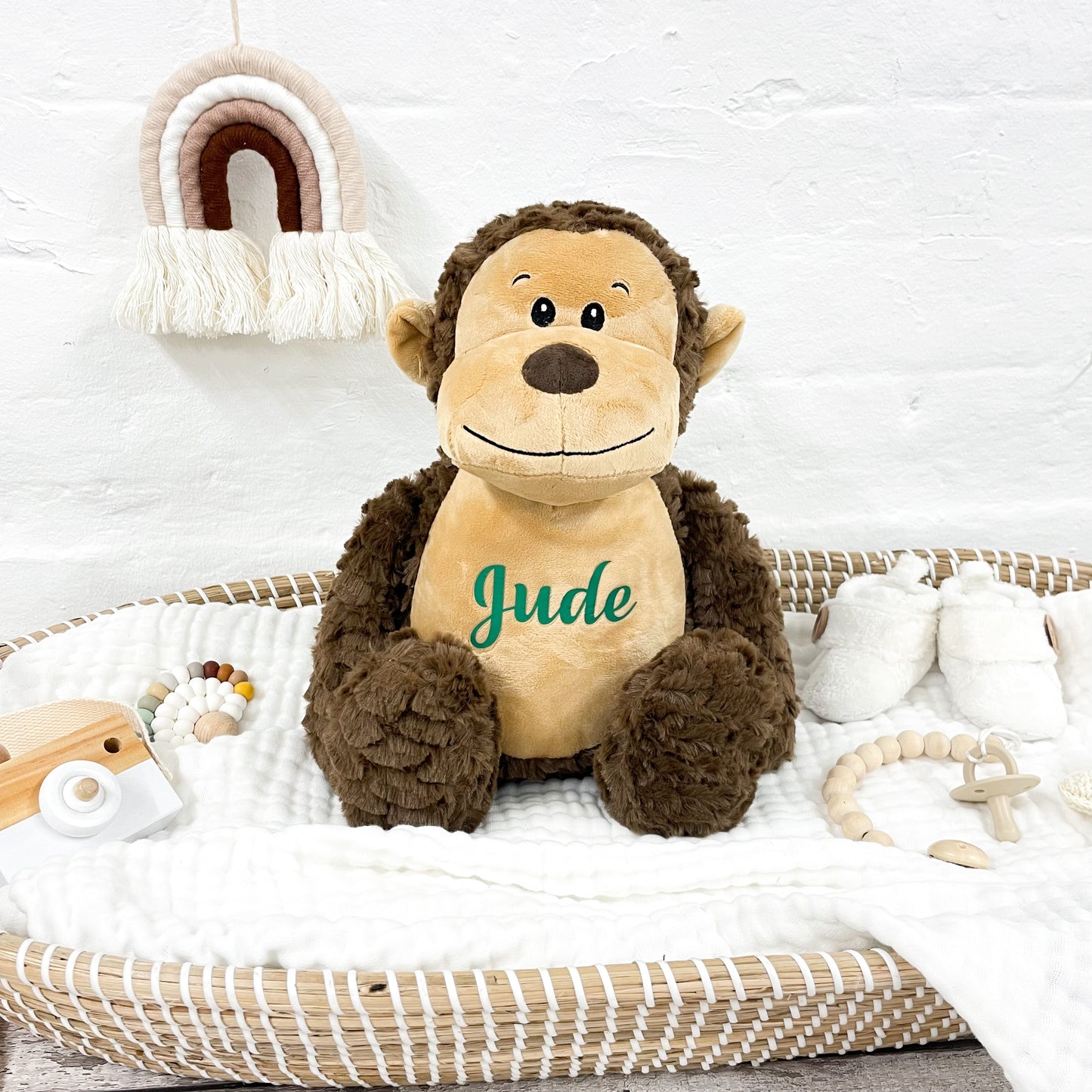 Personalised Monkey Soft Toy