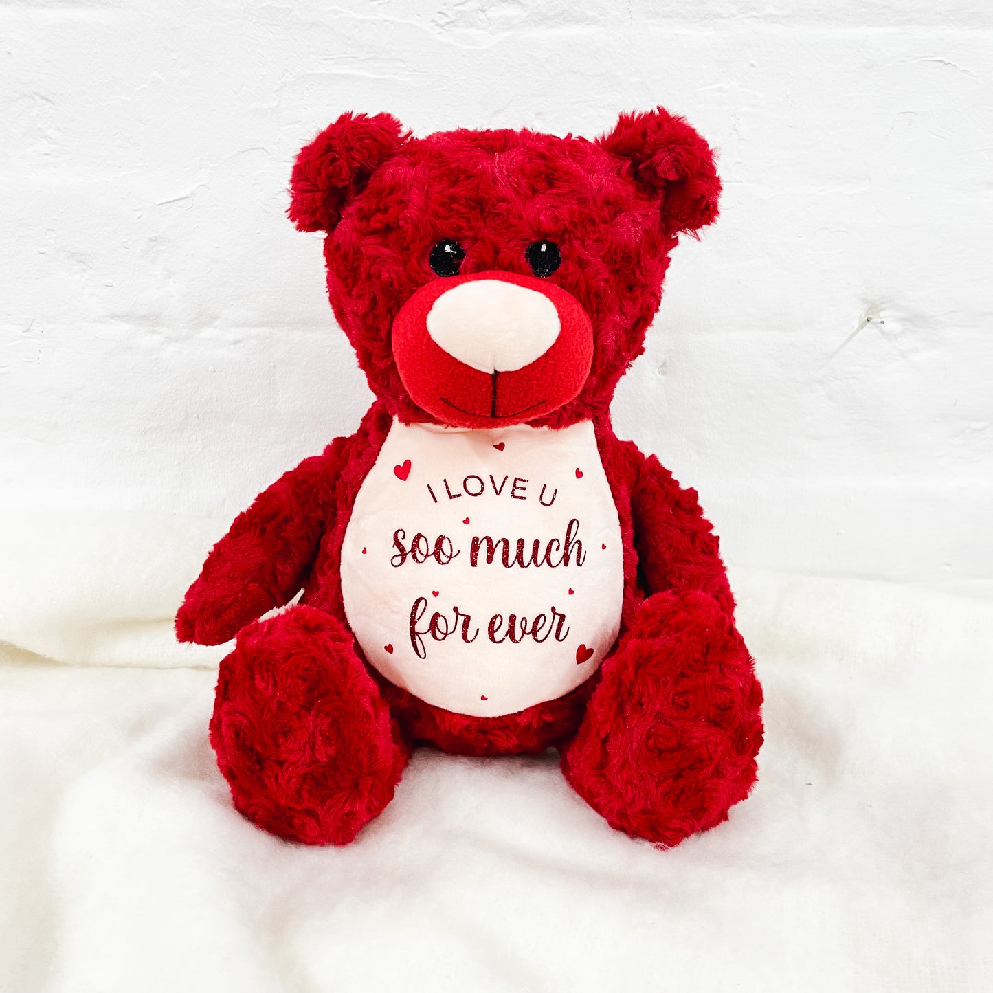 Personalised Red Teddy Bear