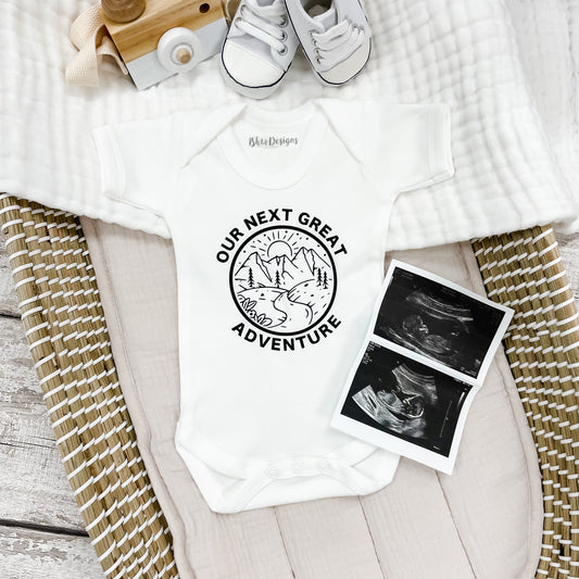 Our Next Great Adventure Baby Vest