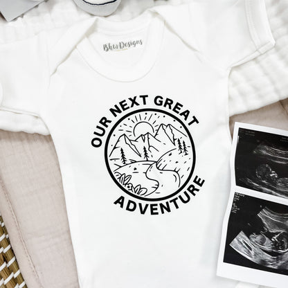 Our Next Great Adventure Baby Vest