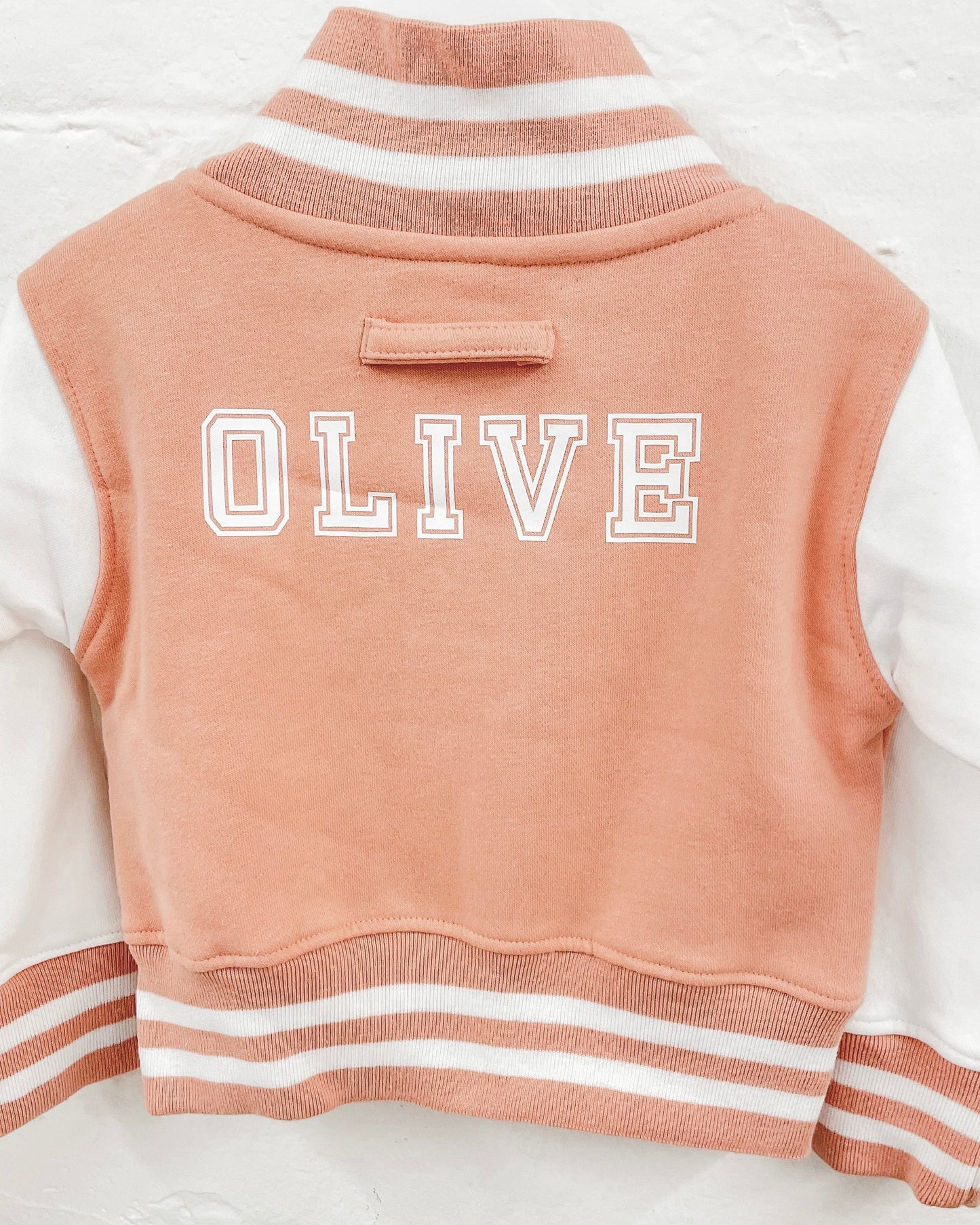 Varsity Jacket - Dusky Pink