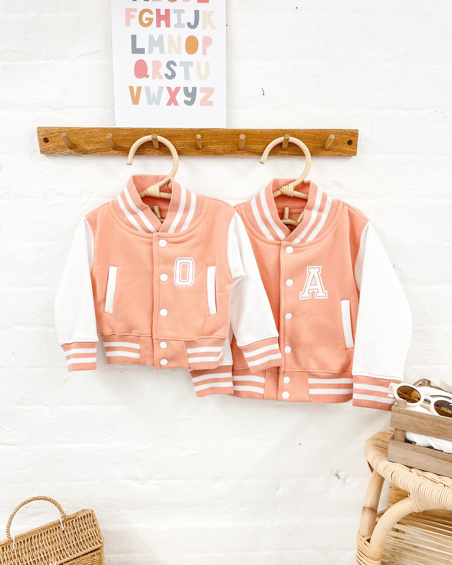Varsity Jacket - Dusky Pink