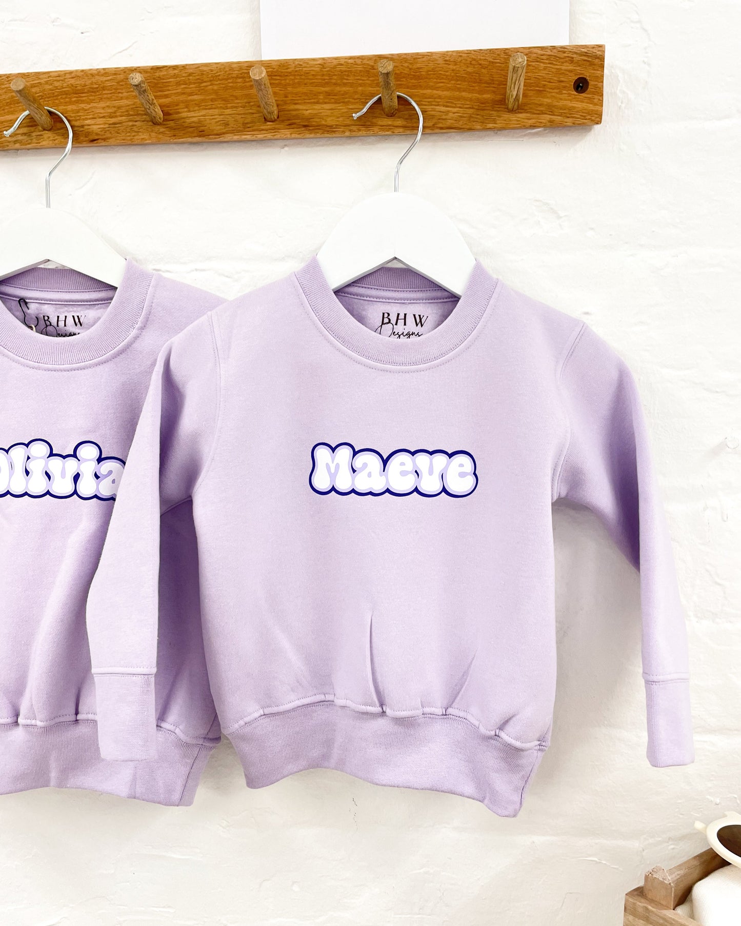 Personalised Sweatshirt - Lilac