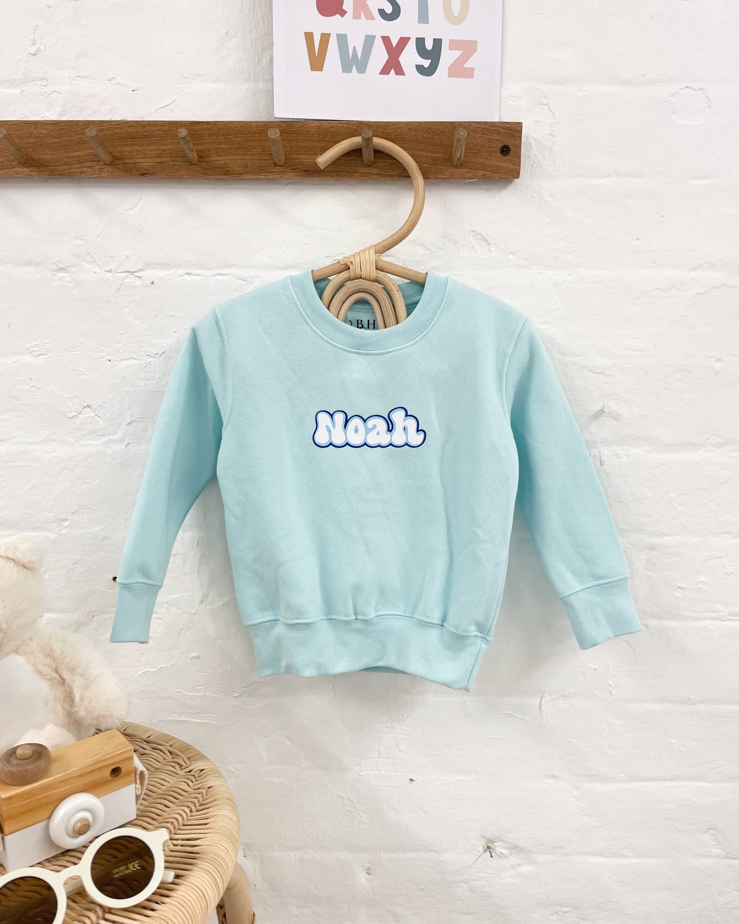Personalised Sweatshirt - Pastel Blue