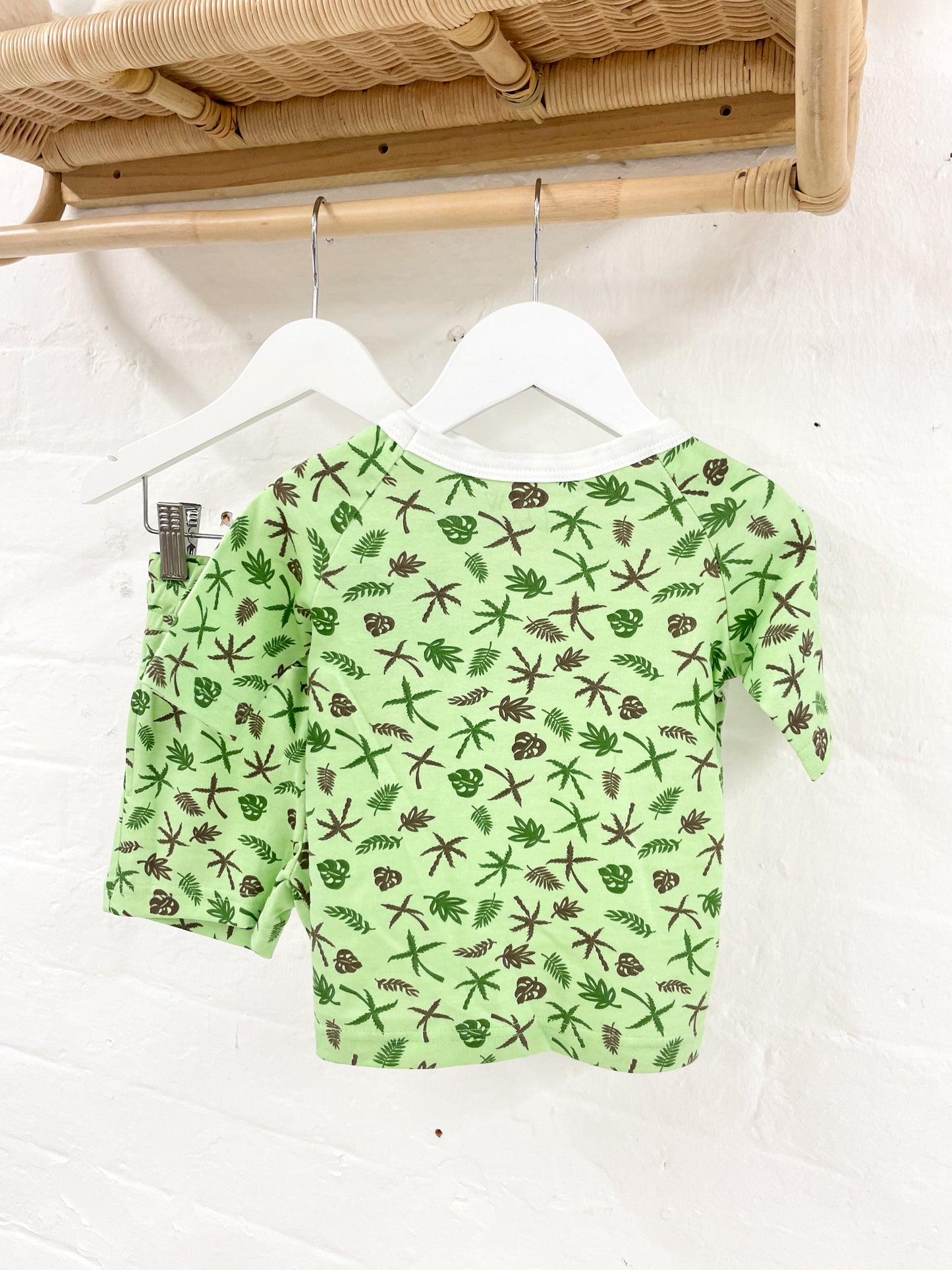 Personalised Palm Leaf Children's Short Pyjamas