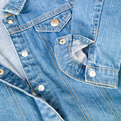 Personalised Children's Blue Denim Jacket