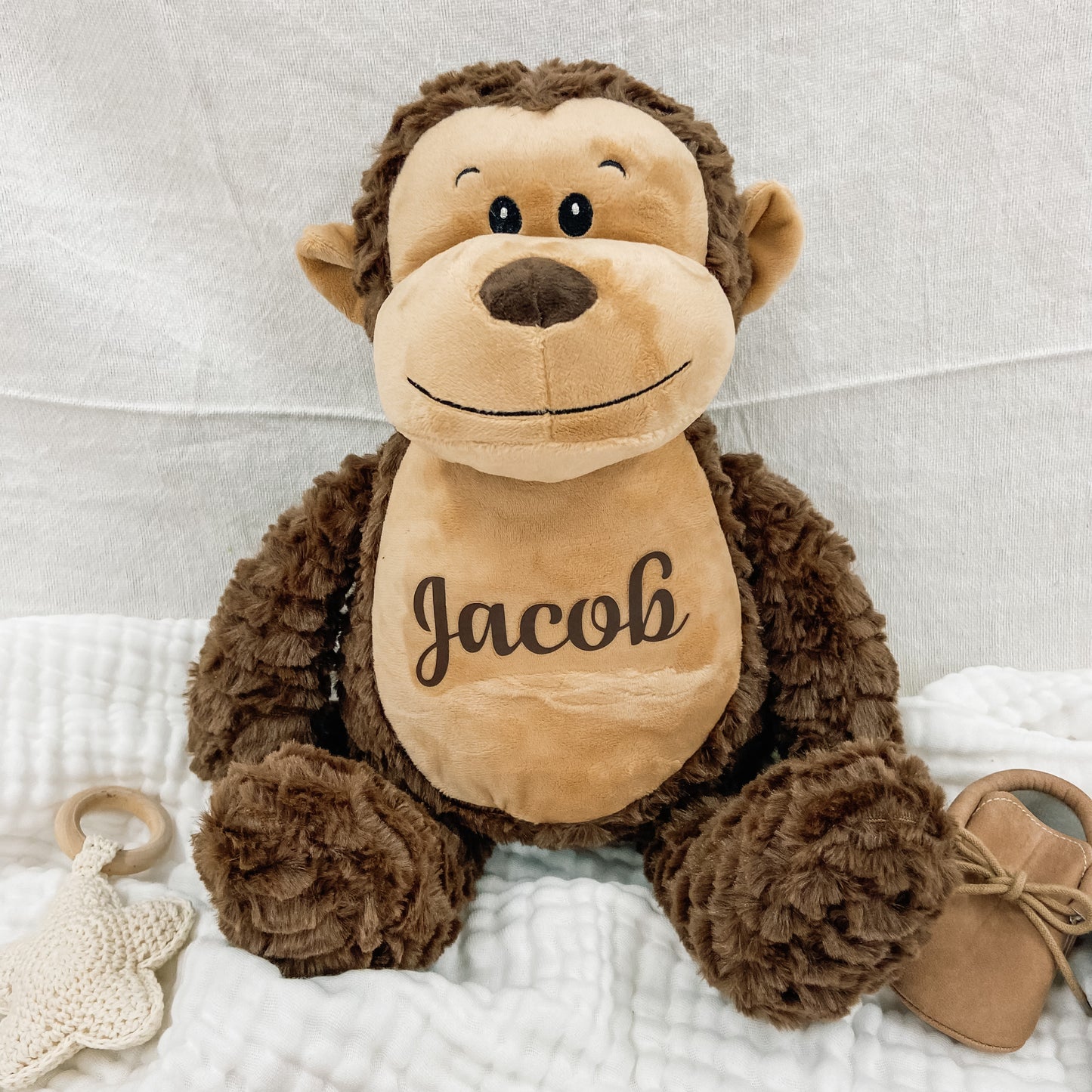 Personalised Monkey Soft Toy