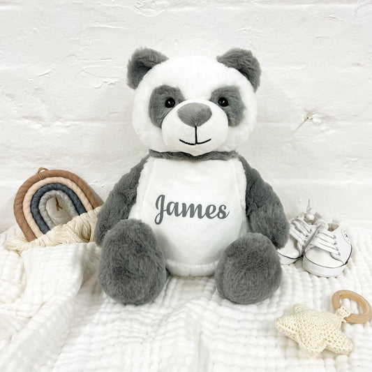 Personalised Panda Soft Toy