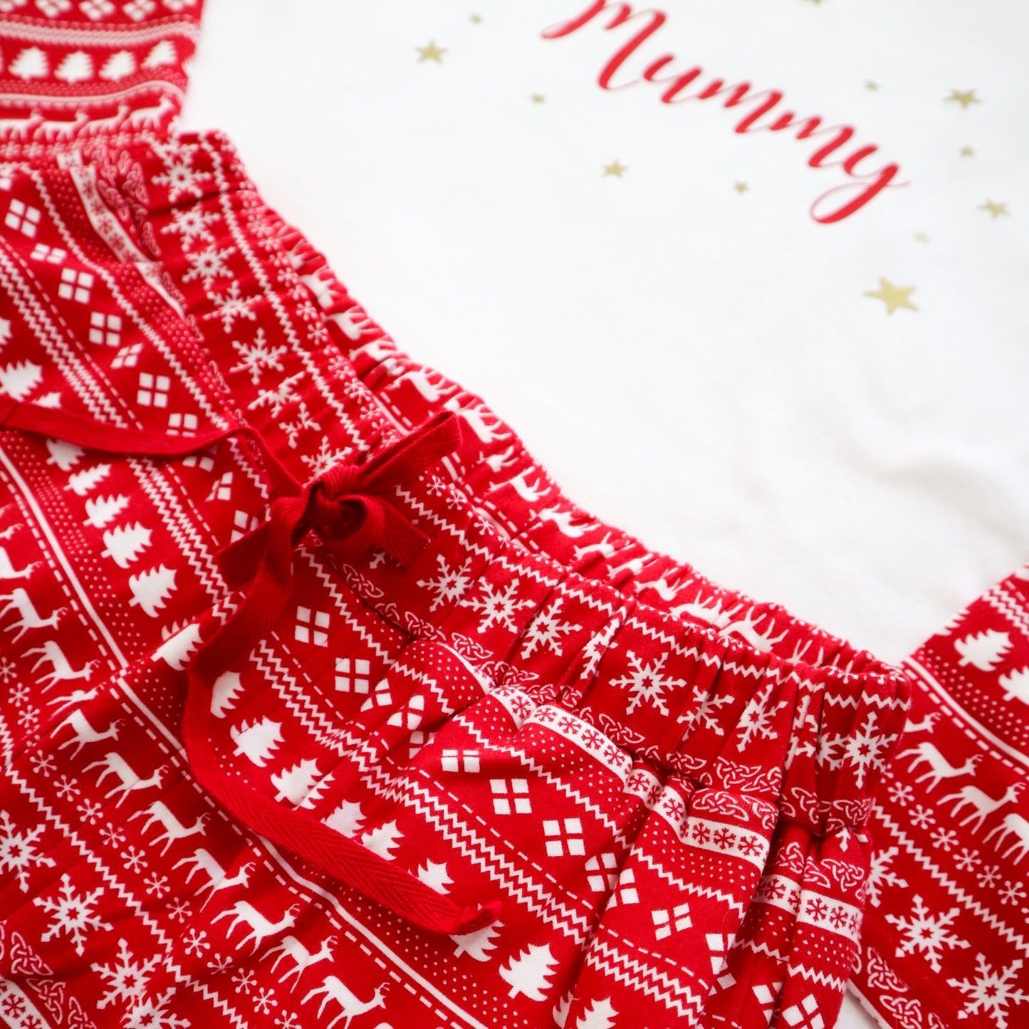 Women's Personalised Christmas Fair Isle Pyjamas