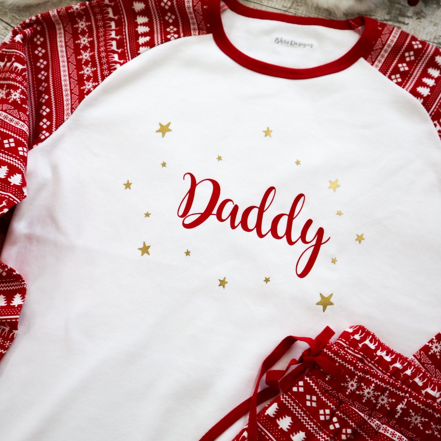 Men's Personalised Fair Isle Pyjamas