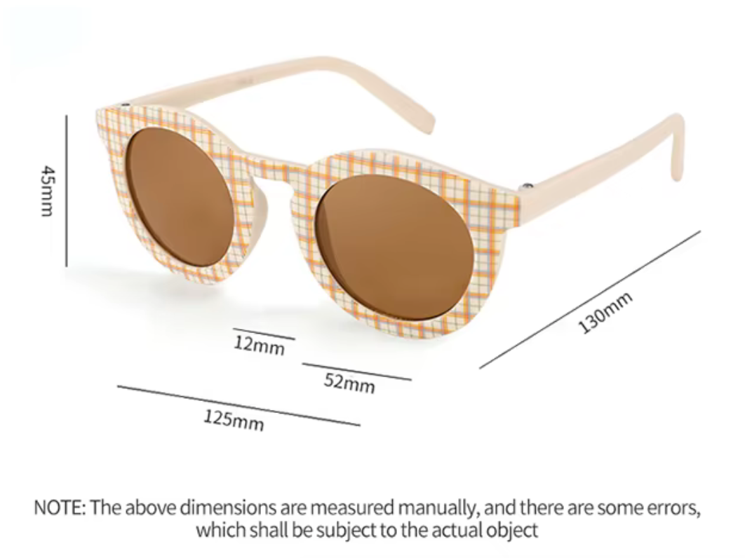 Kid's Stripe or Check Sunglasses