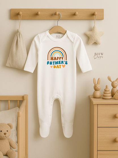Happy Father's Day Baby Vest